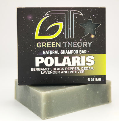 Polaris All Natural Shampoo Bar - Cold Process | Bergamot, Black Pepper, Cedar, Lavender and Vetiver