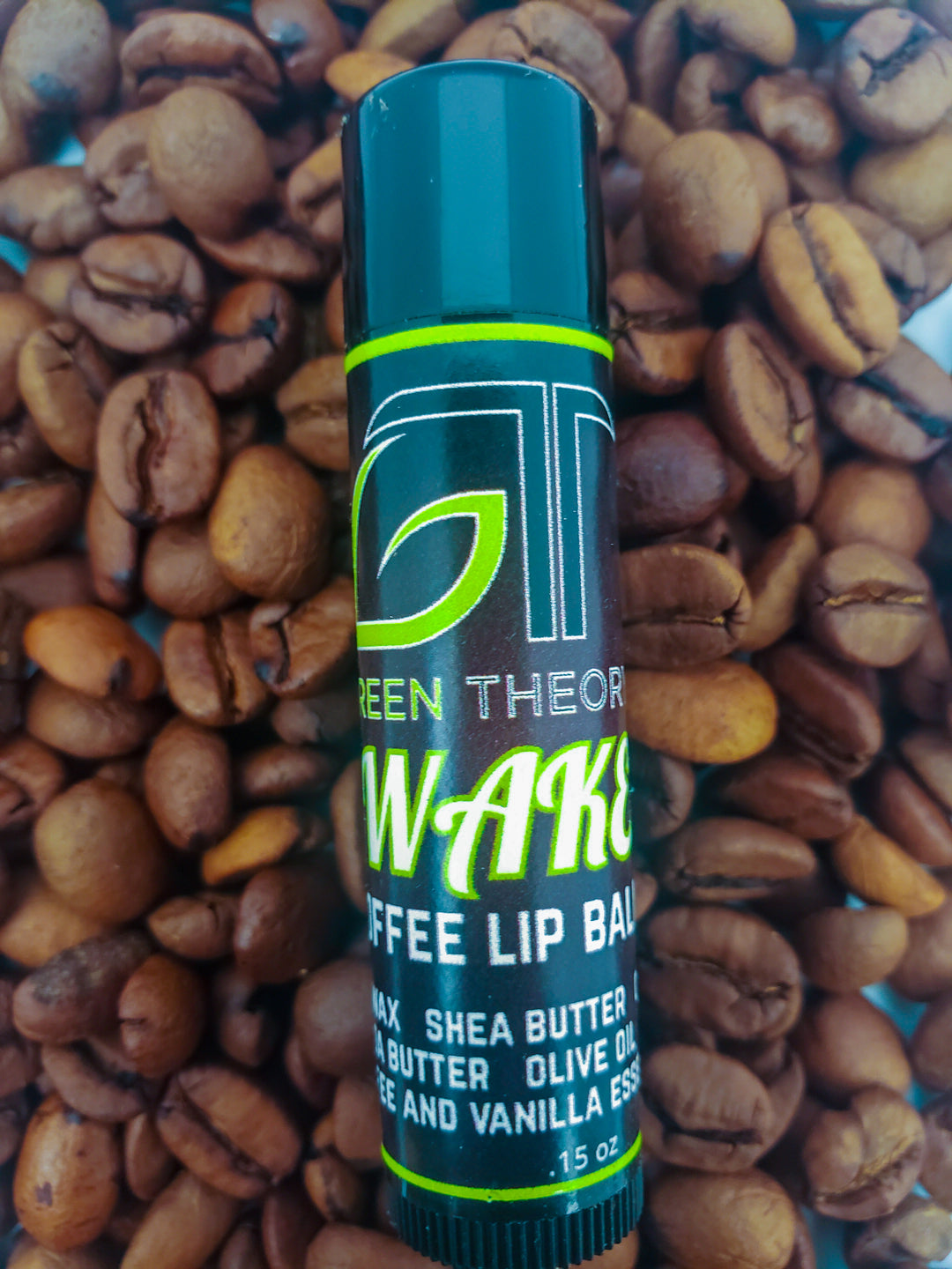 Wake All Natural Coffee and Vanilla Lip Balm by Green Theory Naturals, image 5